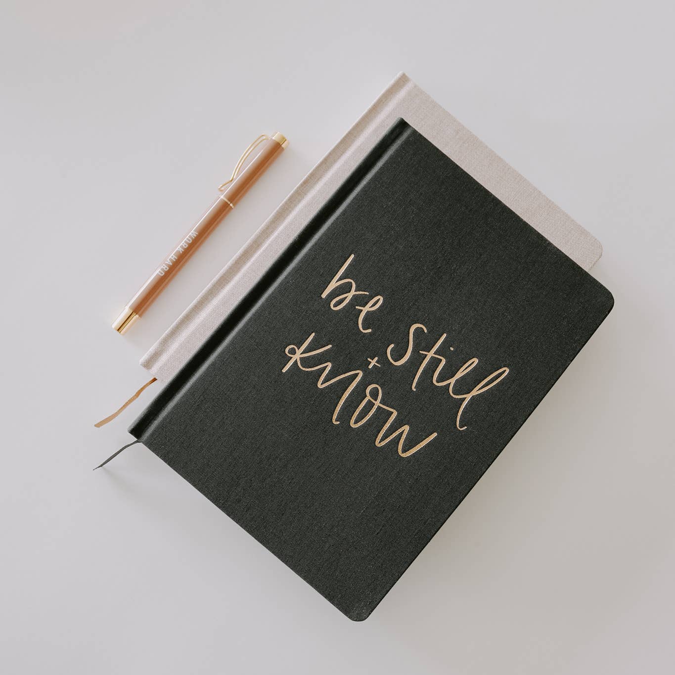 "Be Still and Know" Fabric Journal