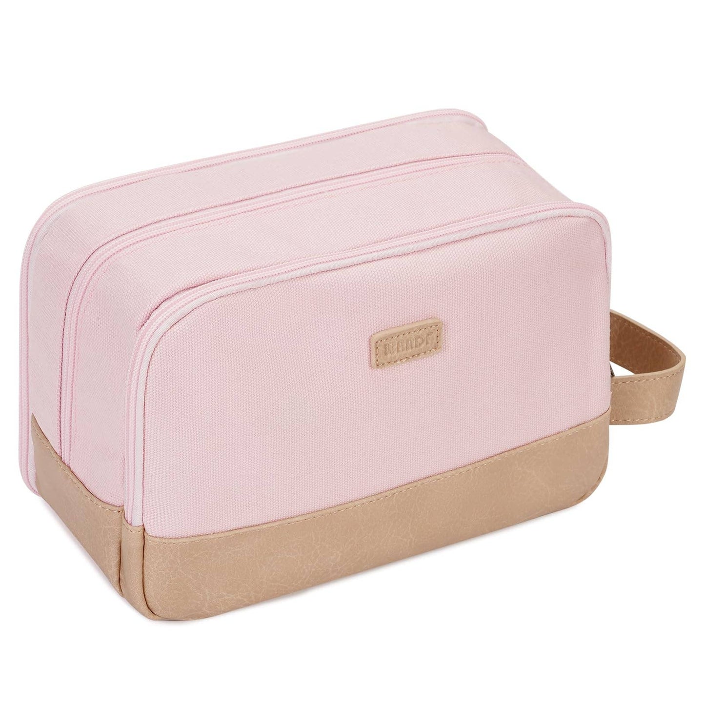 Canvas Travel Toiletry Shaving Bag Hanging Dopp Kit Unisex: Grey