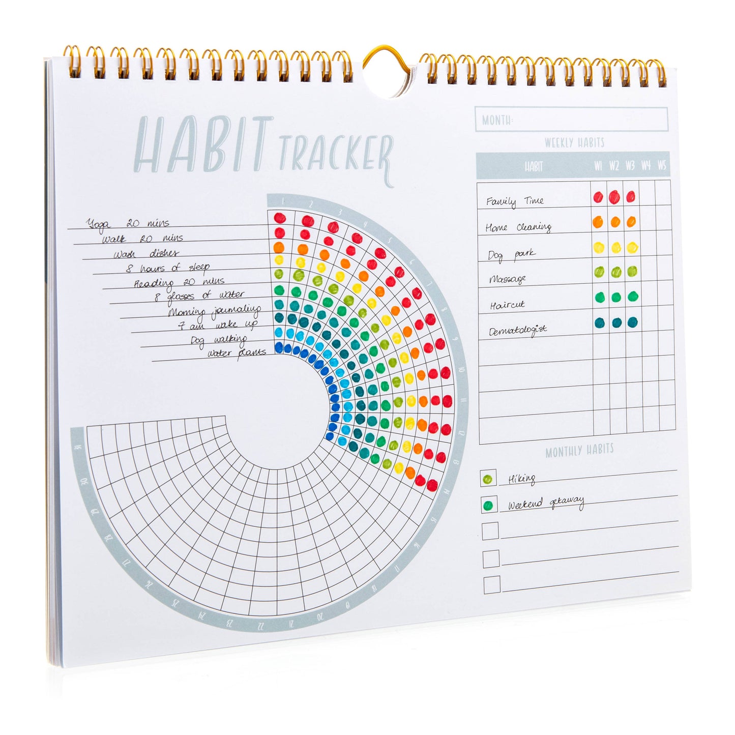 Habit Tracker Journal – Daily & Monthly Goal Planner
