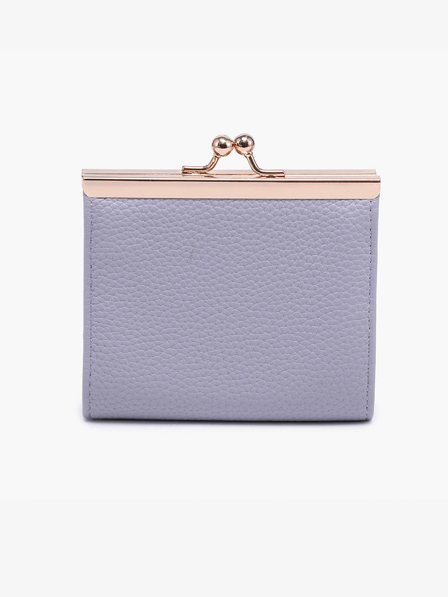 Savannah Ball Snap Wallet: Lavender