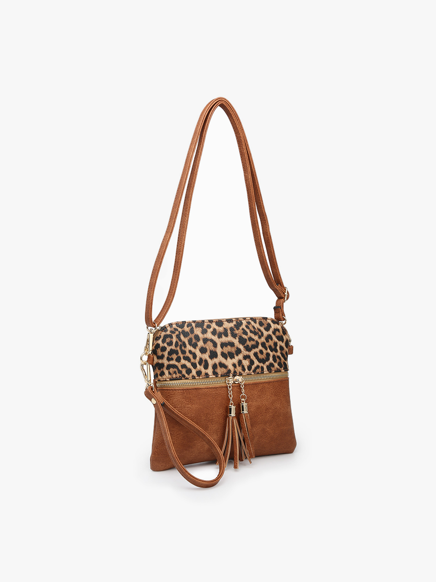 Tara Double Zip Crossbody Bag/Wristlet