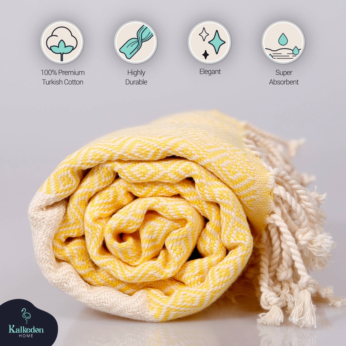 Turkish Towel | Peshtemal | Sand Resistant Beach Towel: Red