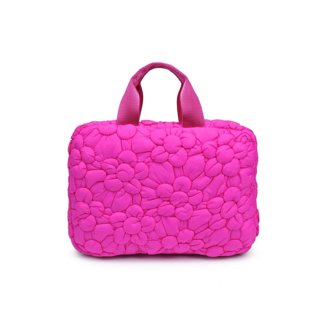 Petal Plush Nylon Travel Organizer: Pink