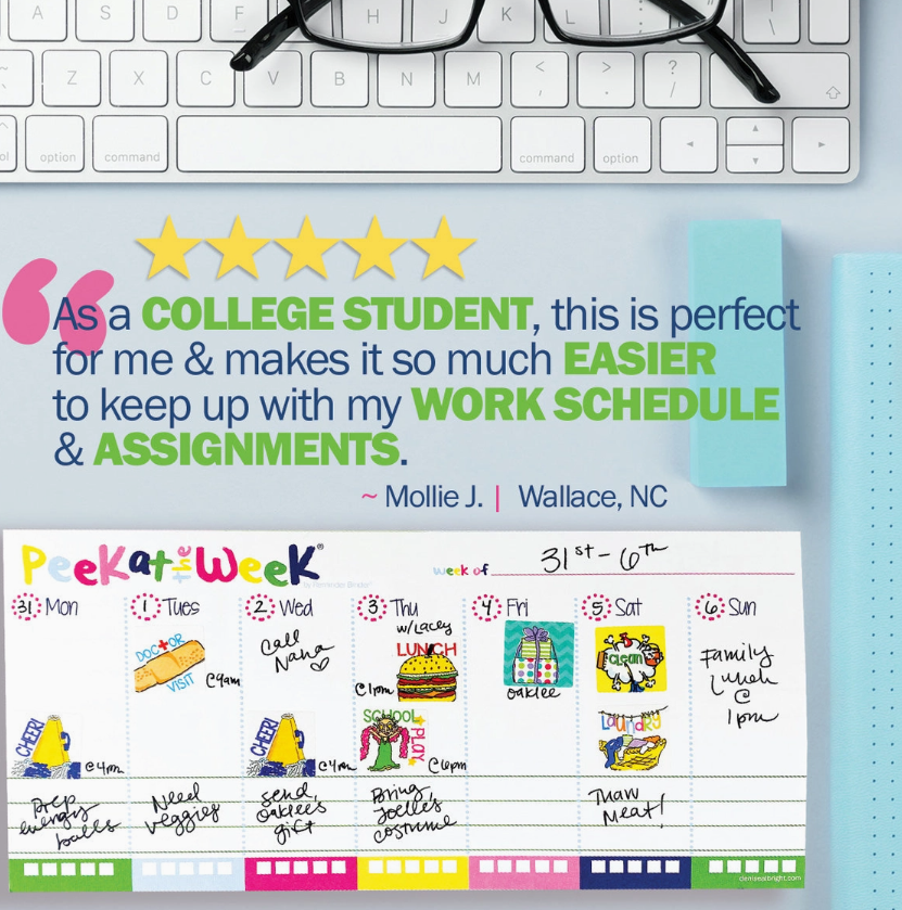 Mini Peek At the Week® Planner Pad