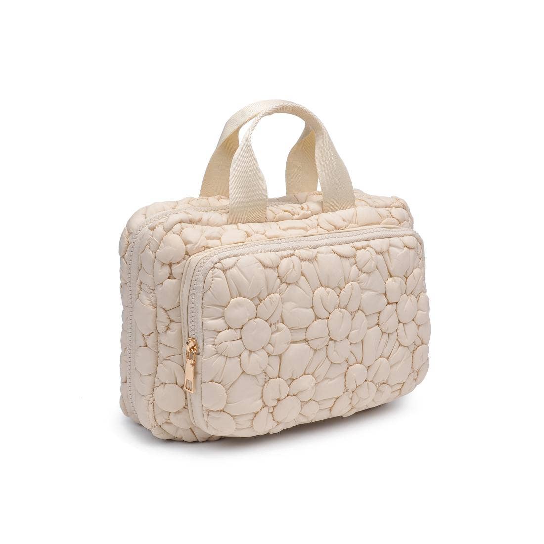 Petal Plush Nylon Travel Organizer: Pink