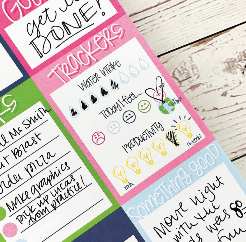 Peek At the Day™ Daily Planner Pad