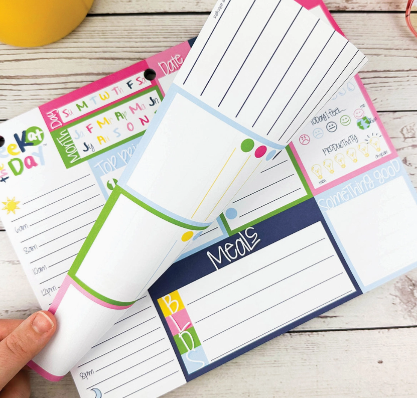 Peek At the Day™ Daily Planner Pad