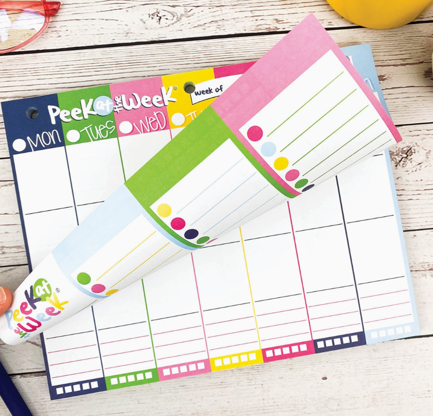 Peek At the Week® Simple Weekly Planner Pad