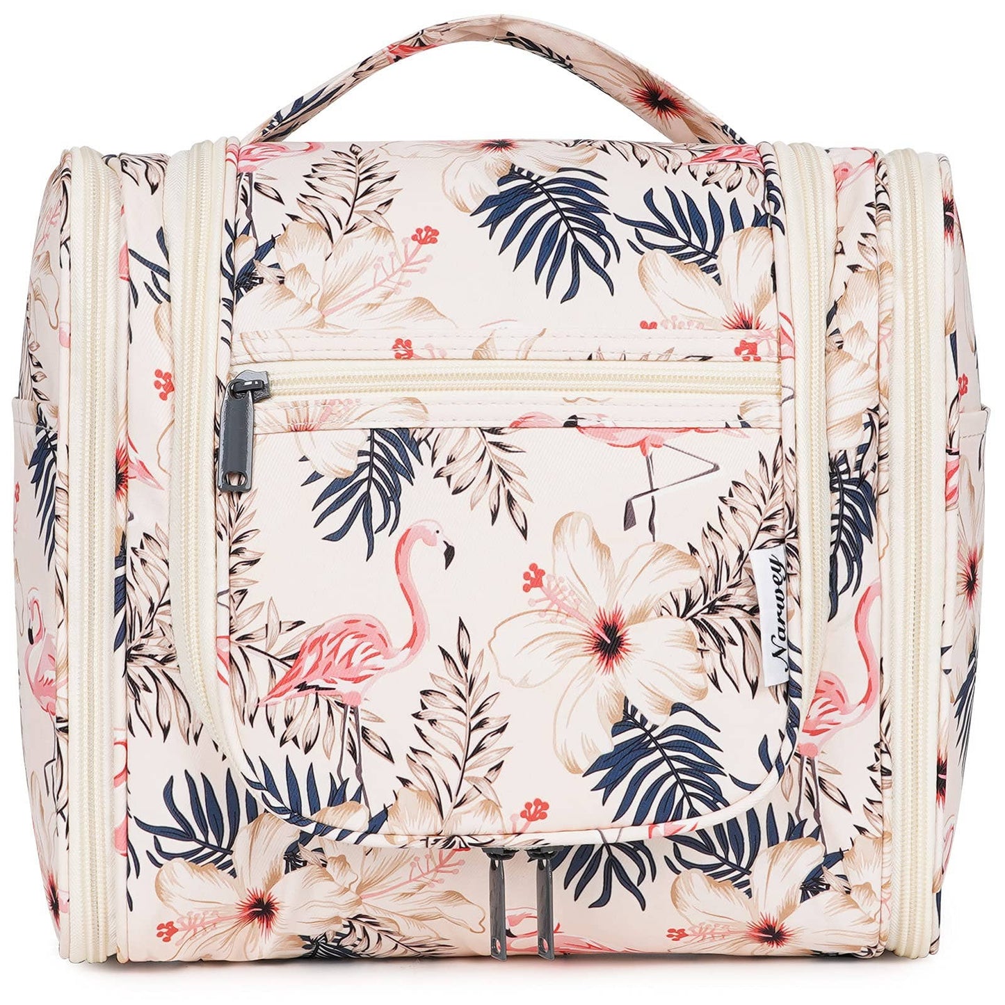 NW5126 Travel Toiletry Cosmetic Bag With Handle Women Gift: Purple