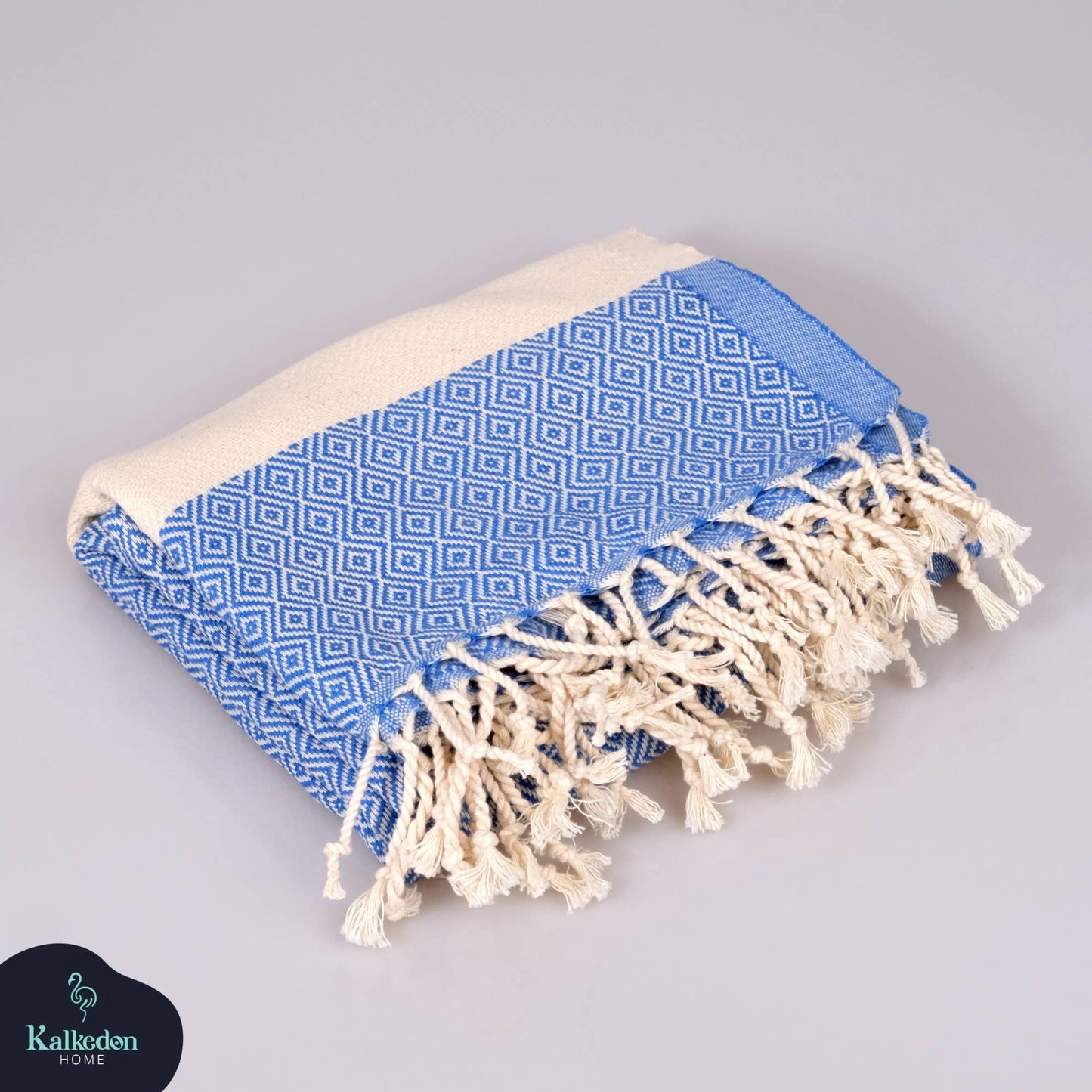 Turkish Towel | Peshtemal | Sand Resistant Beach Towel: Dark Blue