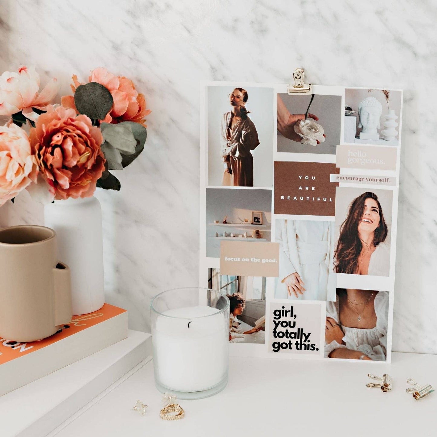 Vision Board Book & Craft Kit