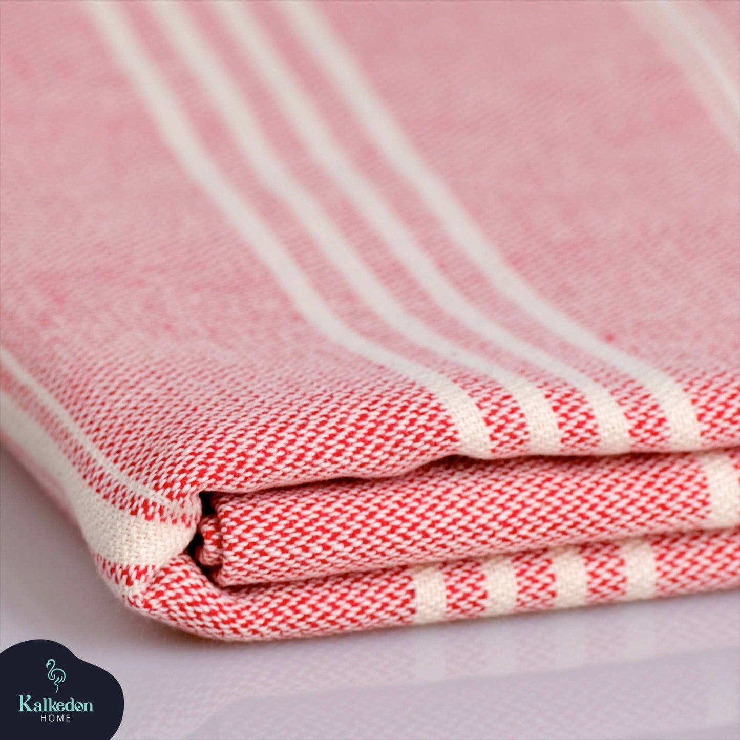 Sand Free Turkish Towel |Striped Beach Towel | Peshtemal : Lime Green