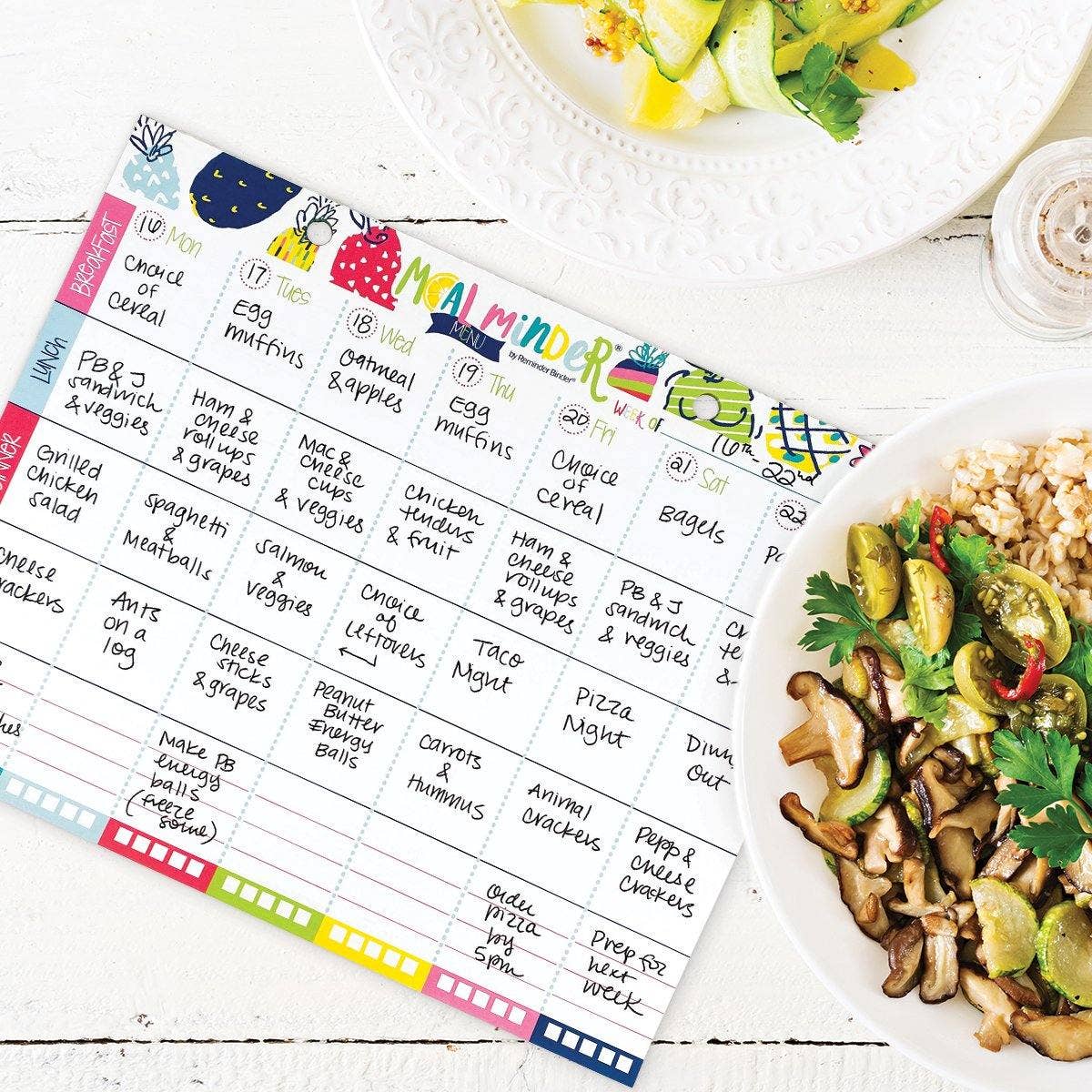 Meal Minder® Weekly Menu Planner Pad 52-Week