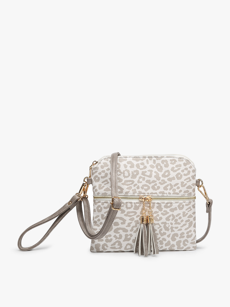 Tara Double Zip Crossbody Bag/Wristlet