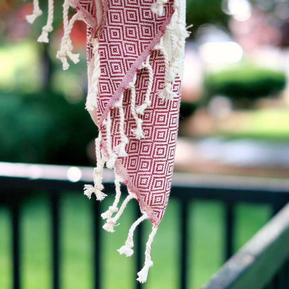 Turkish Towel | Peshtemal | Sand Resistant Beach Towel: Black