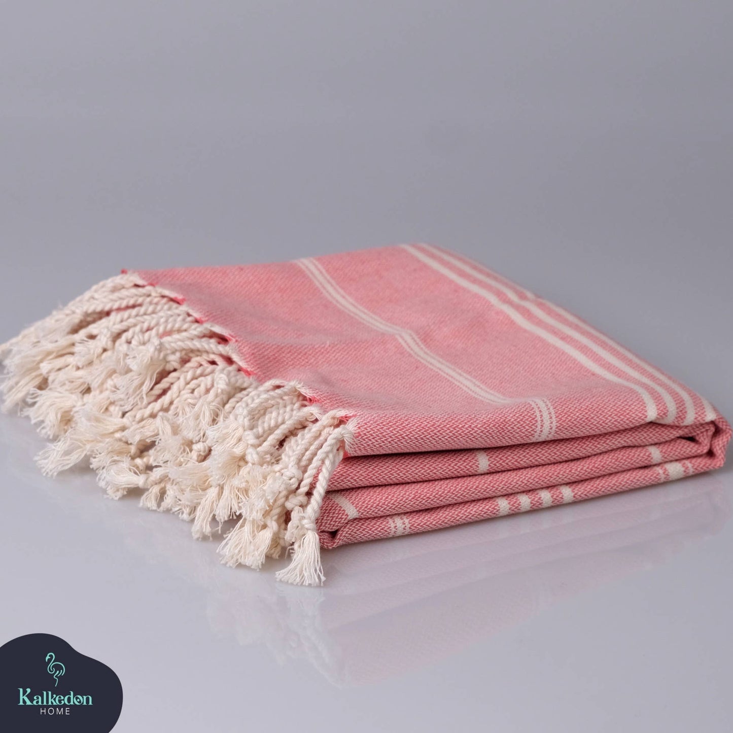 Sand Free Turkish Towel |Striped Beach Towel | Peshtemal : Lime Green