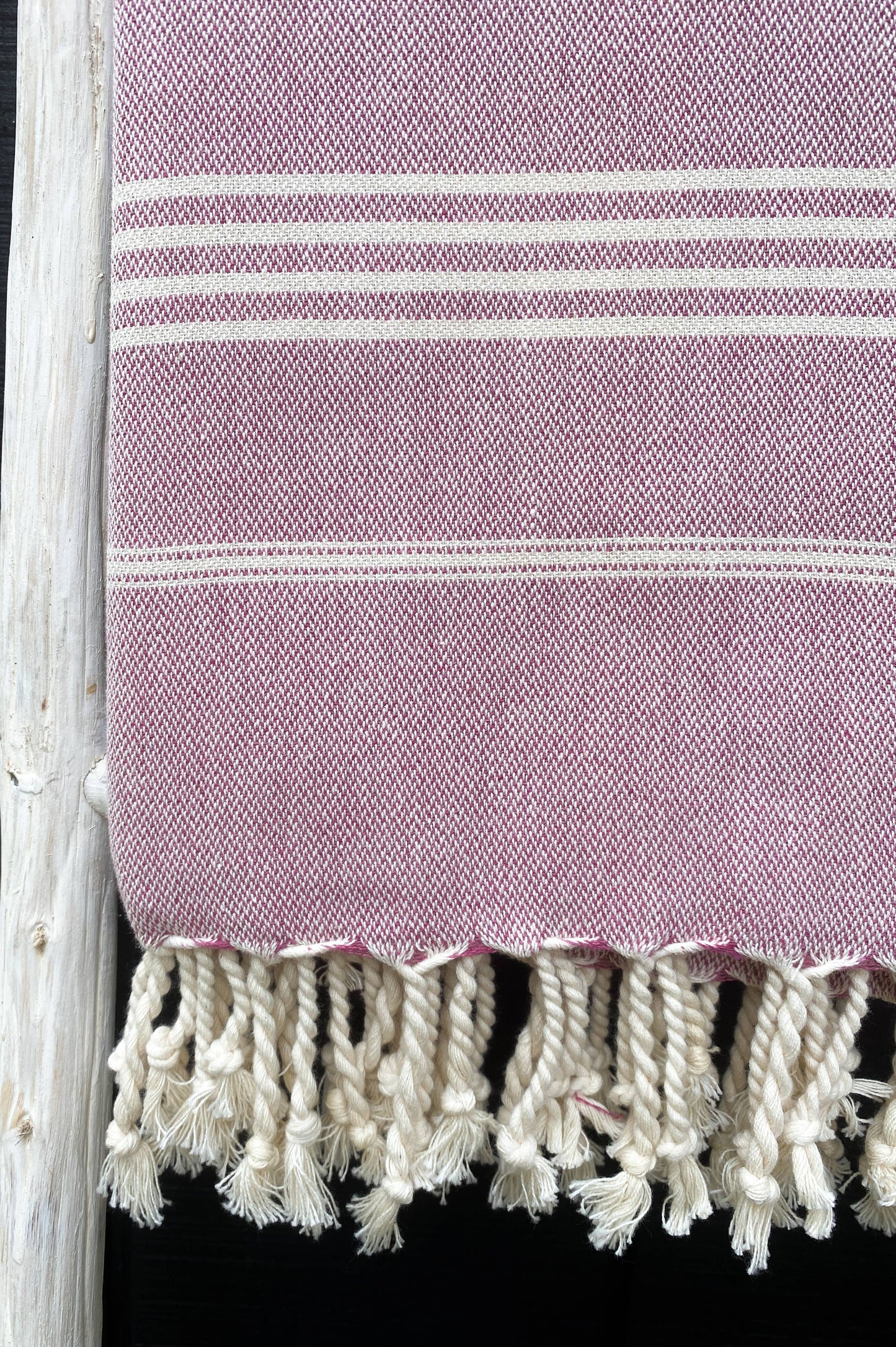 Sand Free Turkish Towel |Striped Beach Towel | Peshtemal : Orange