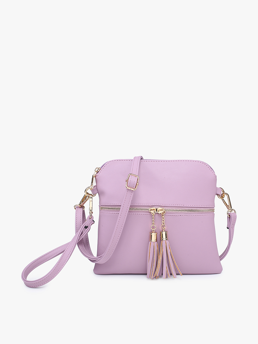 Tara Double Zip Crossbody Bag/Wristlet