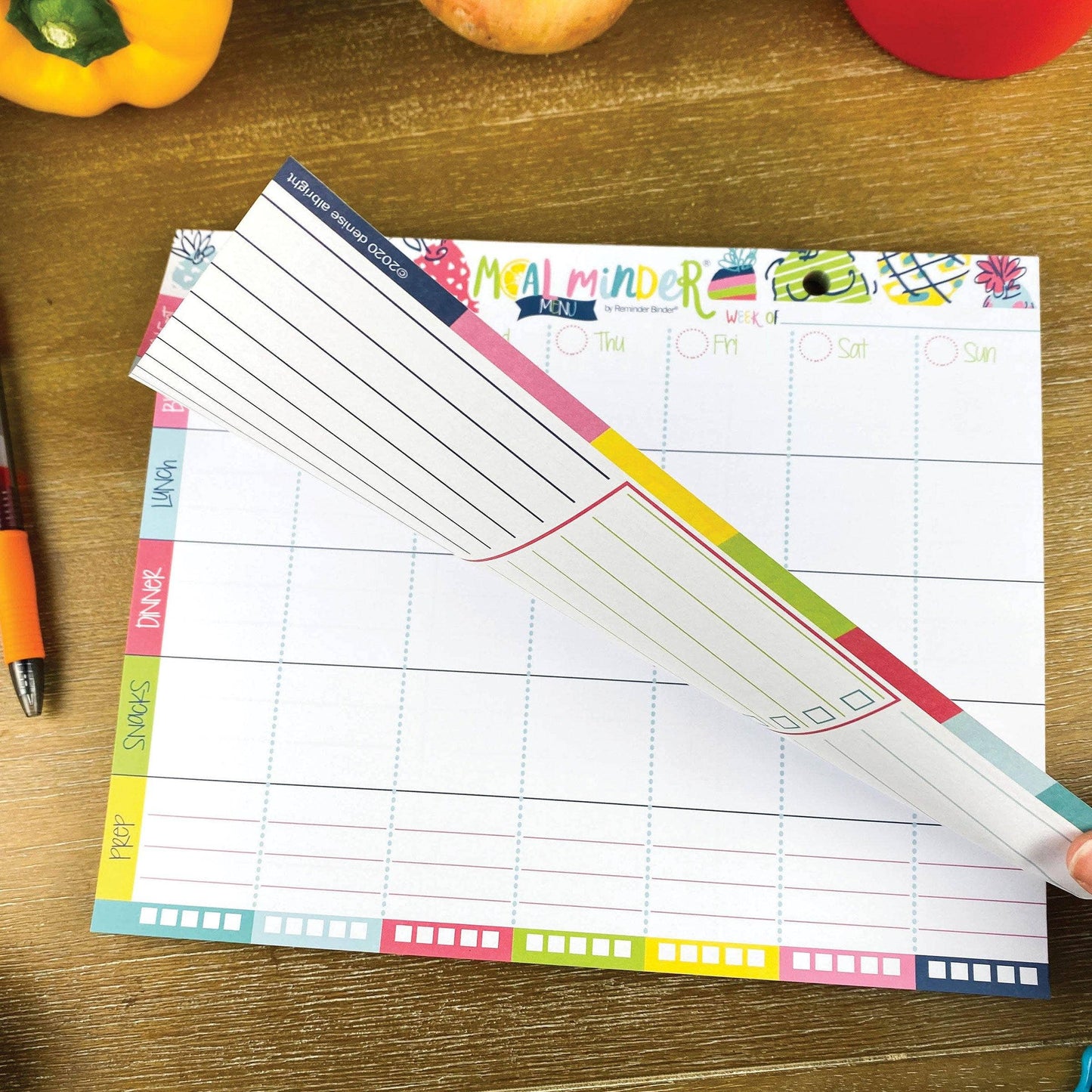 Meal Minder® Weekly Menu Planner Pad 52-Week