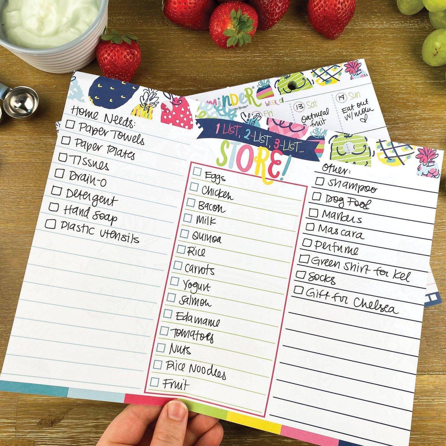 Meal Minder® Weekly Menu Planner Pad 52-Week