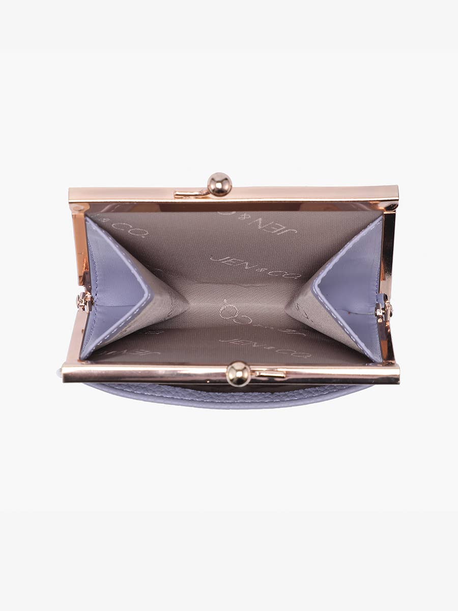 Savannah Ball Snap Wallet: Lavender
