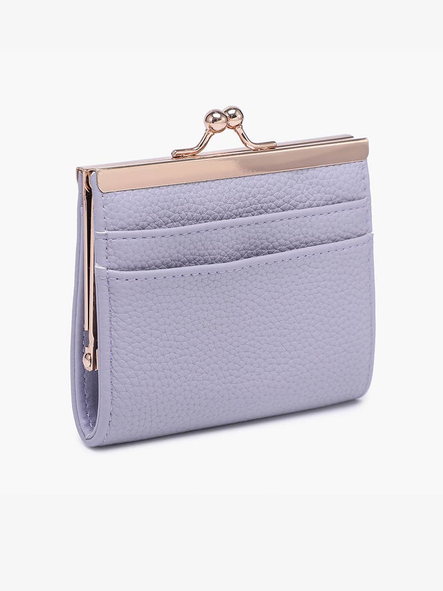 Savannah Ball Snap Wallet: Lavender