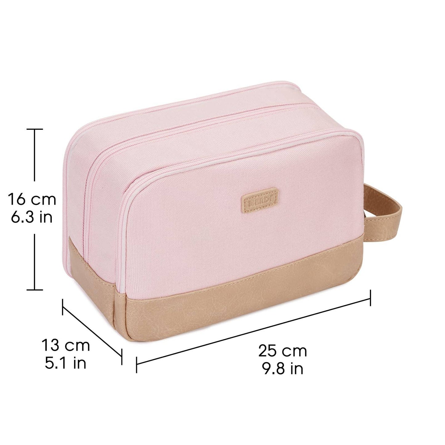 Canvas Travel Toiletry Shaving Bag Hanging Dopp Kit Unisex: Grey