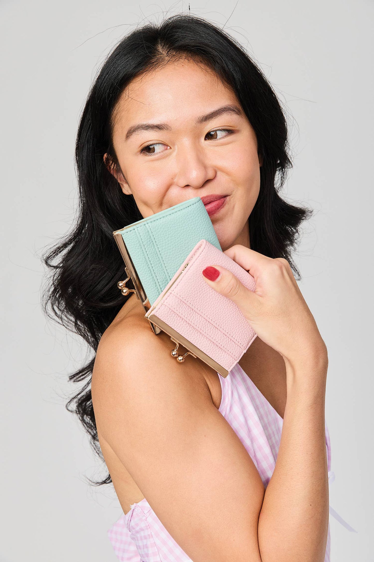 Savannah Ball Snap Wallet: Lavender