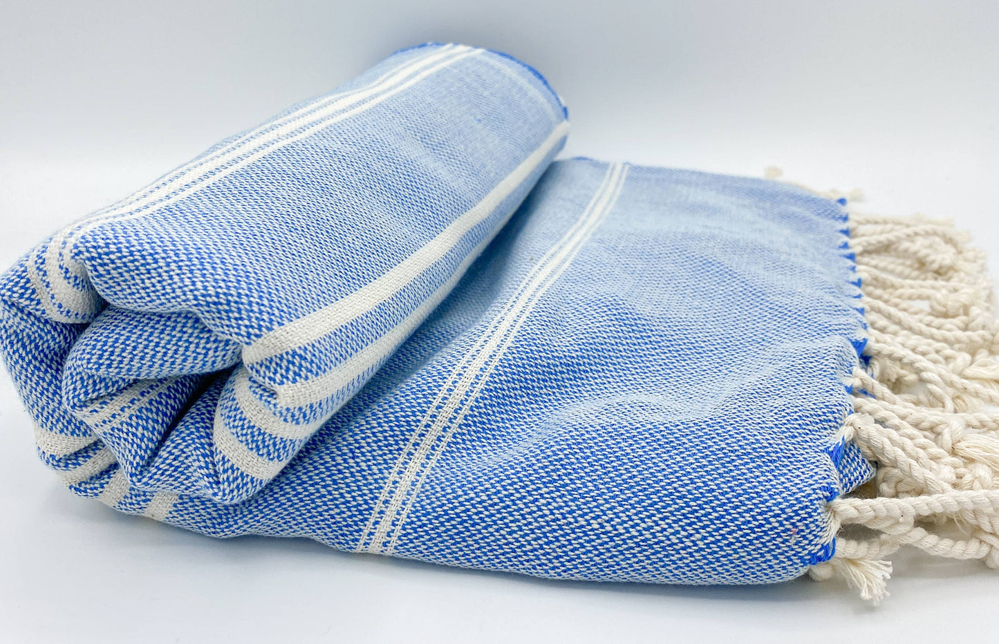 Sand Free Turkish Towel |Striped Beach Towel | Peshtemal : Orange
