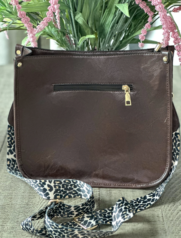 Lepoard Luxe Carryall Crossbody