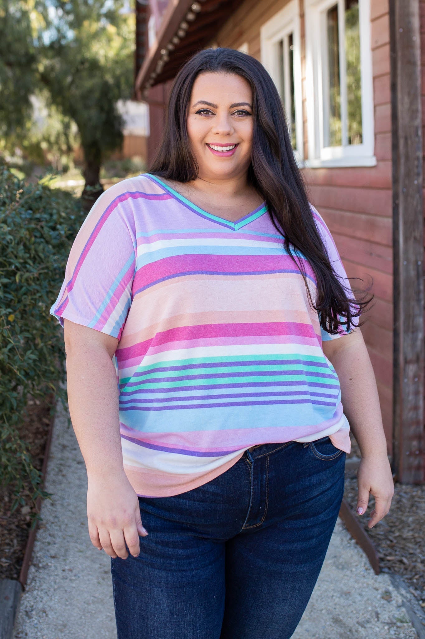 Peach Daiquiri Short Sleeve Top