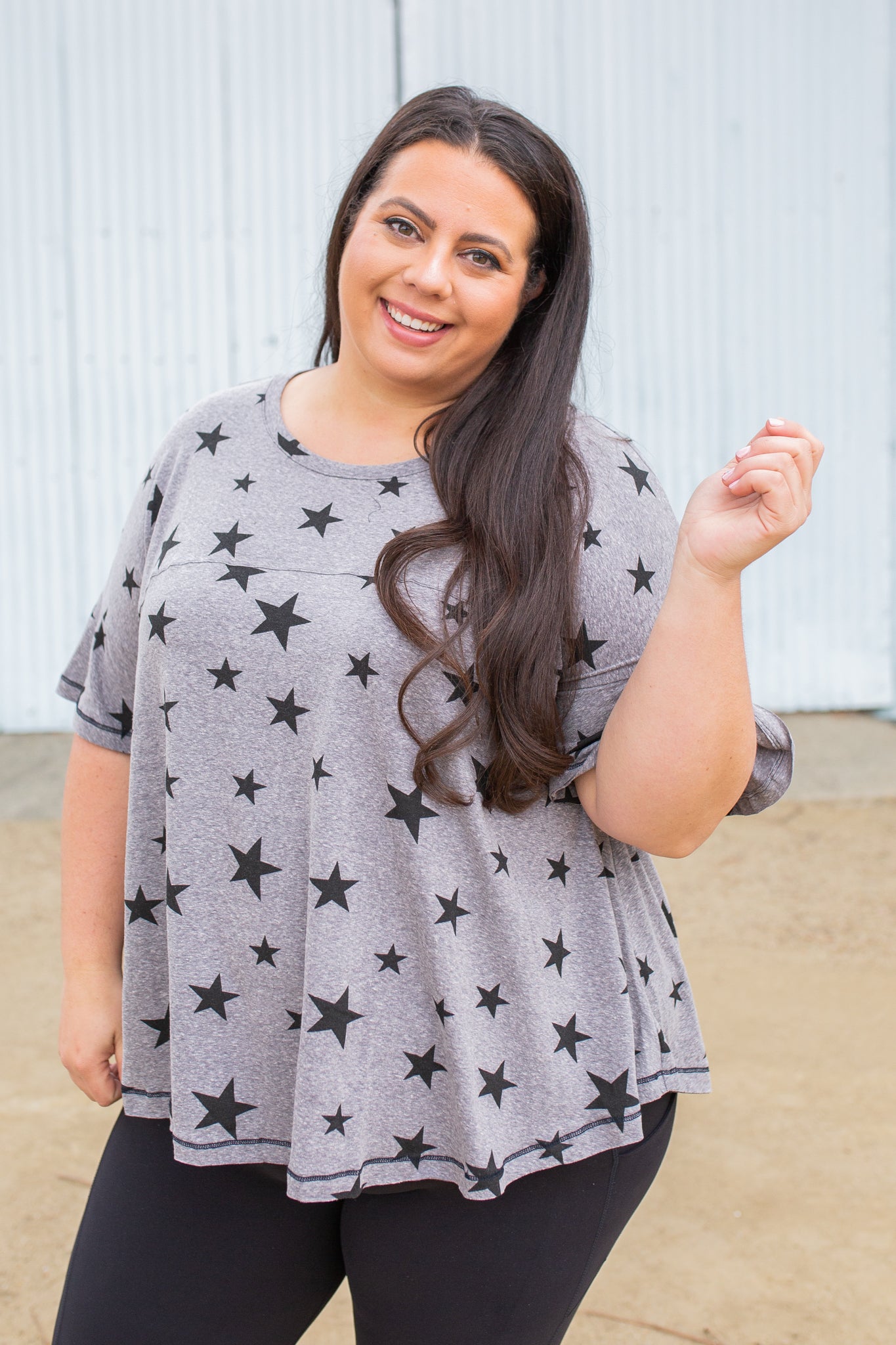 Starry Night Short Sleeve Top