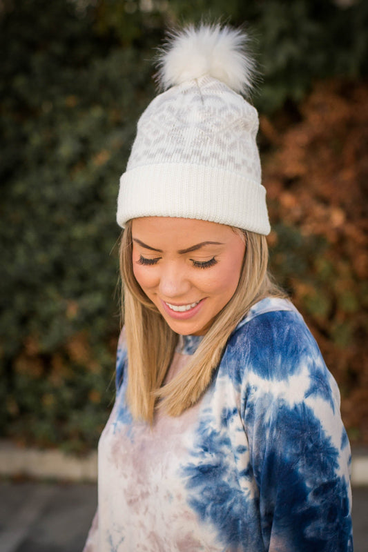 Winter Wonderland Pom Pom Beanie