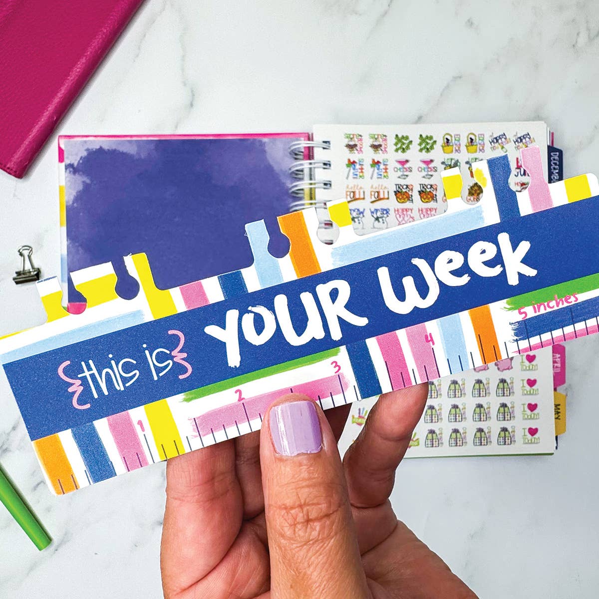NEW! Reminder Binder® Planner [Jan 26-June 27] | Open Stock: Stylie Stripes