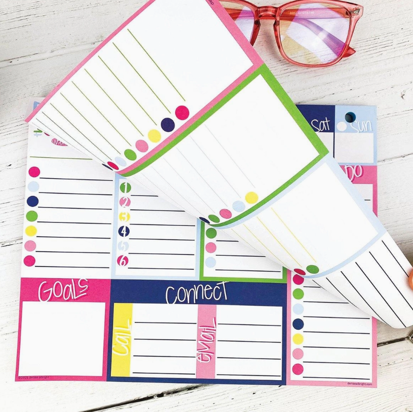 Peek At the Week® Weekly Planner Pad