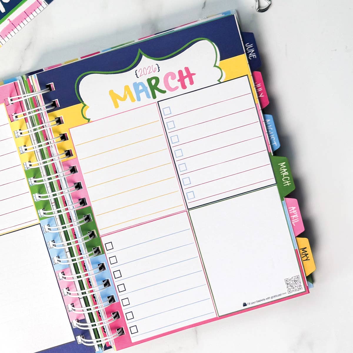NEW! Reminder Binder® Planner [Jan 26-June 27] | Open Stock: Stylie Stripes
