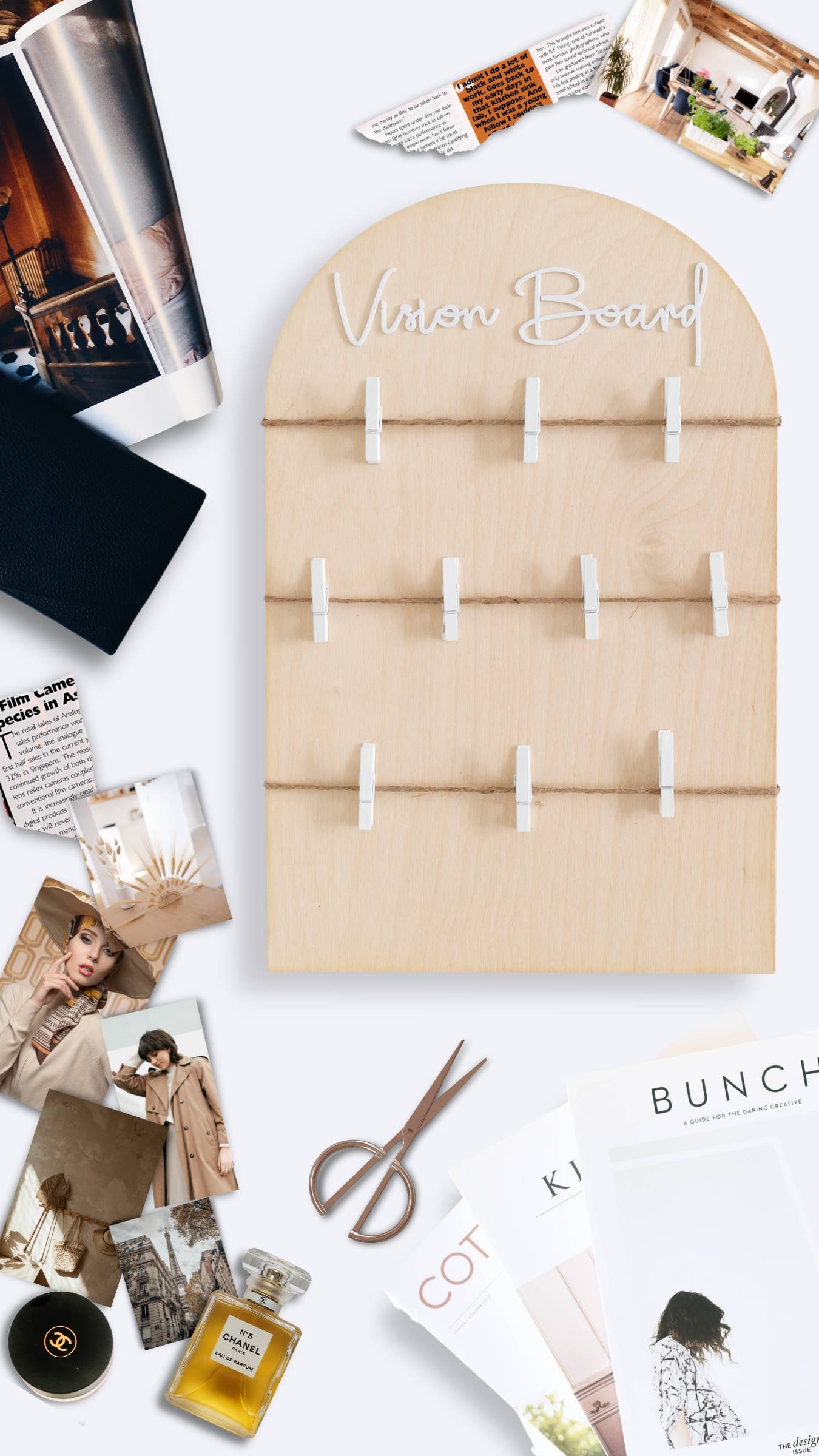 Wooden Vision Board