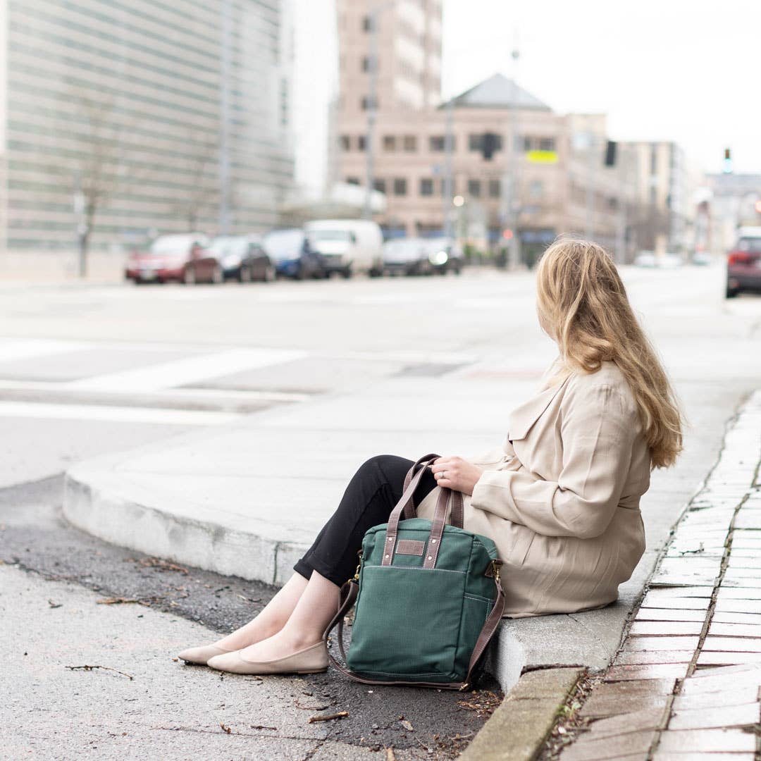 Commuter Tote - Hunter Green