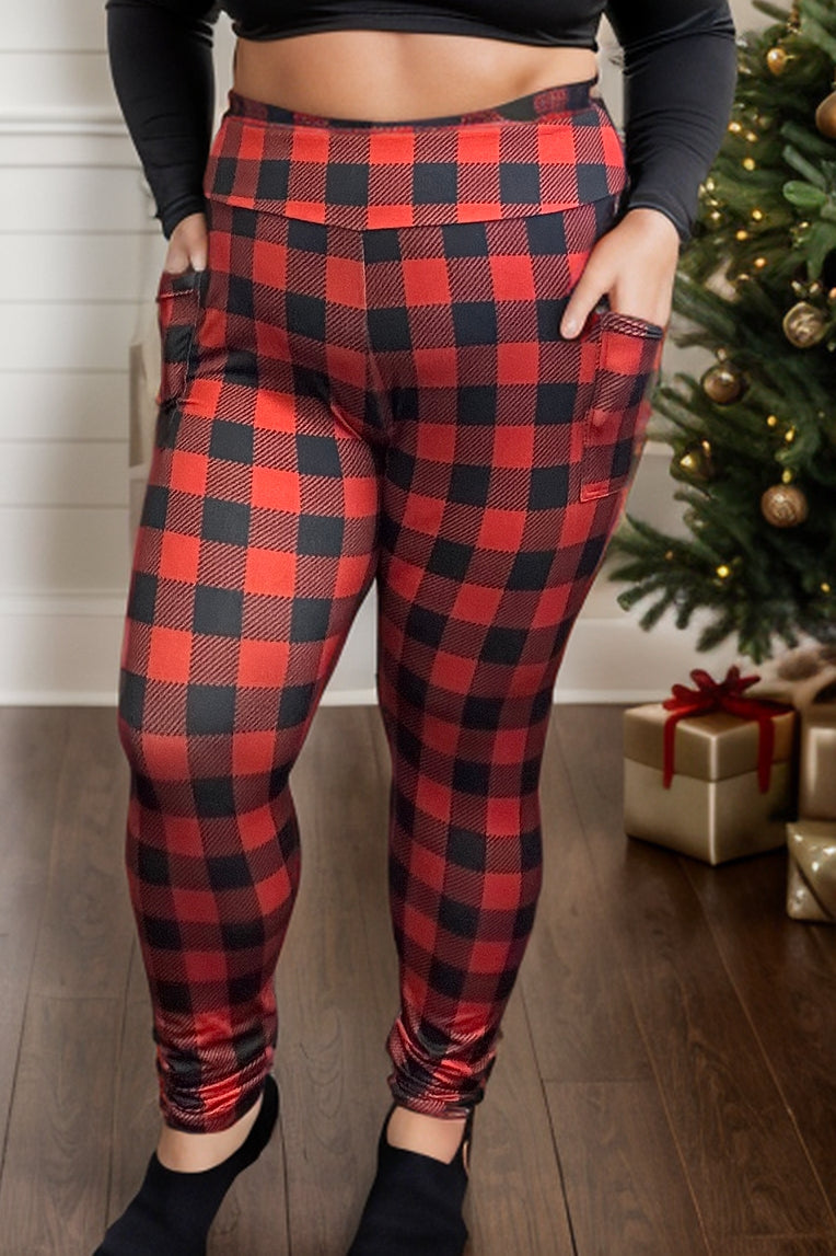 Classically Stylish - Plaid Leggings