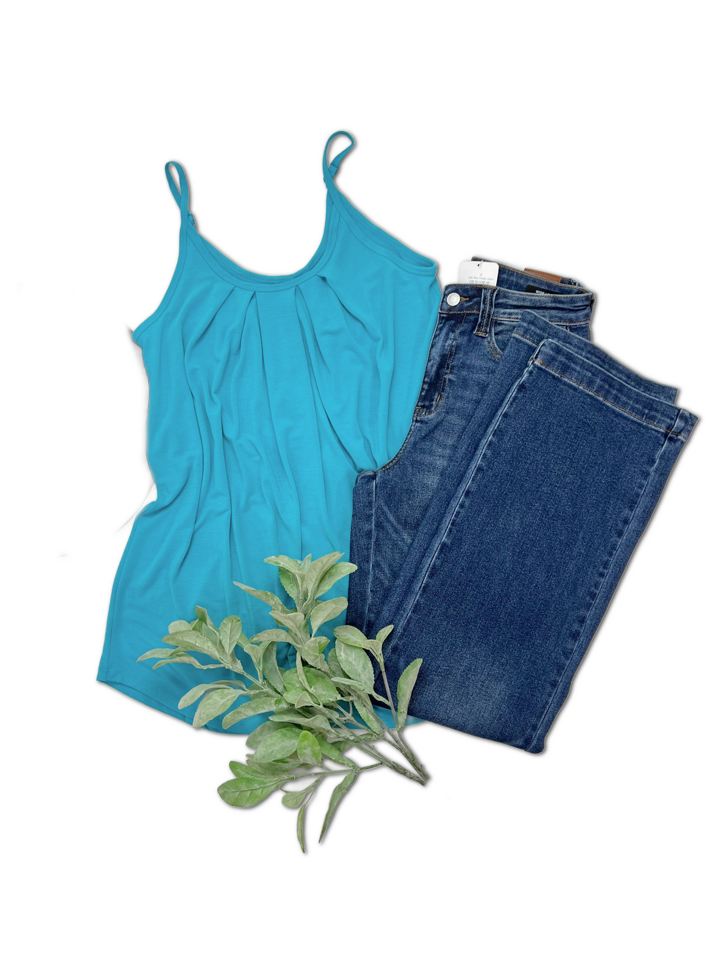 Iced Summer - Pleated Tank