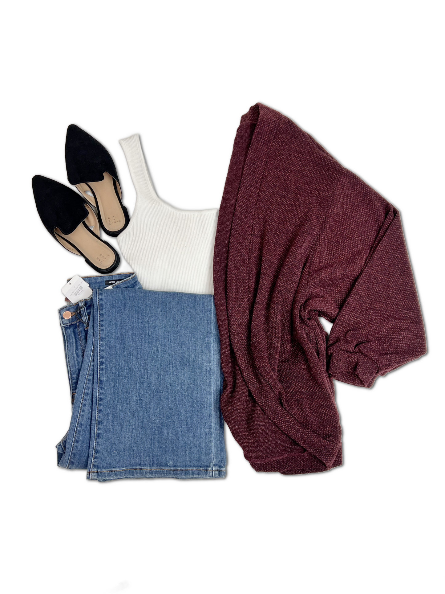 Senses of Cabernet Knit Cardigan