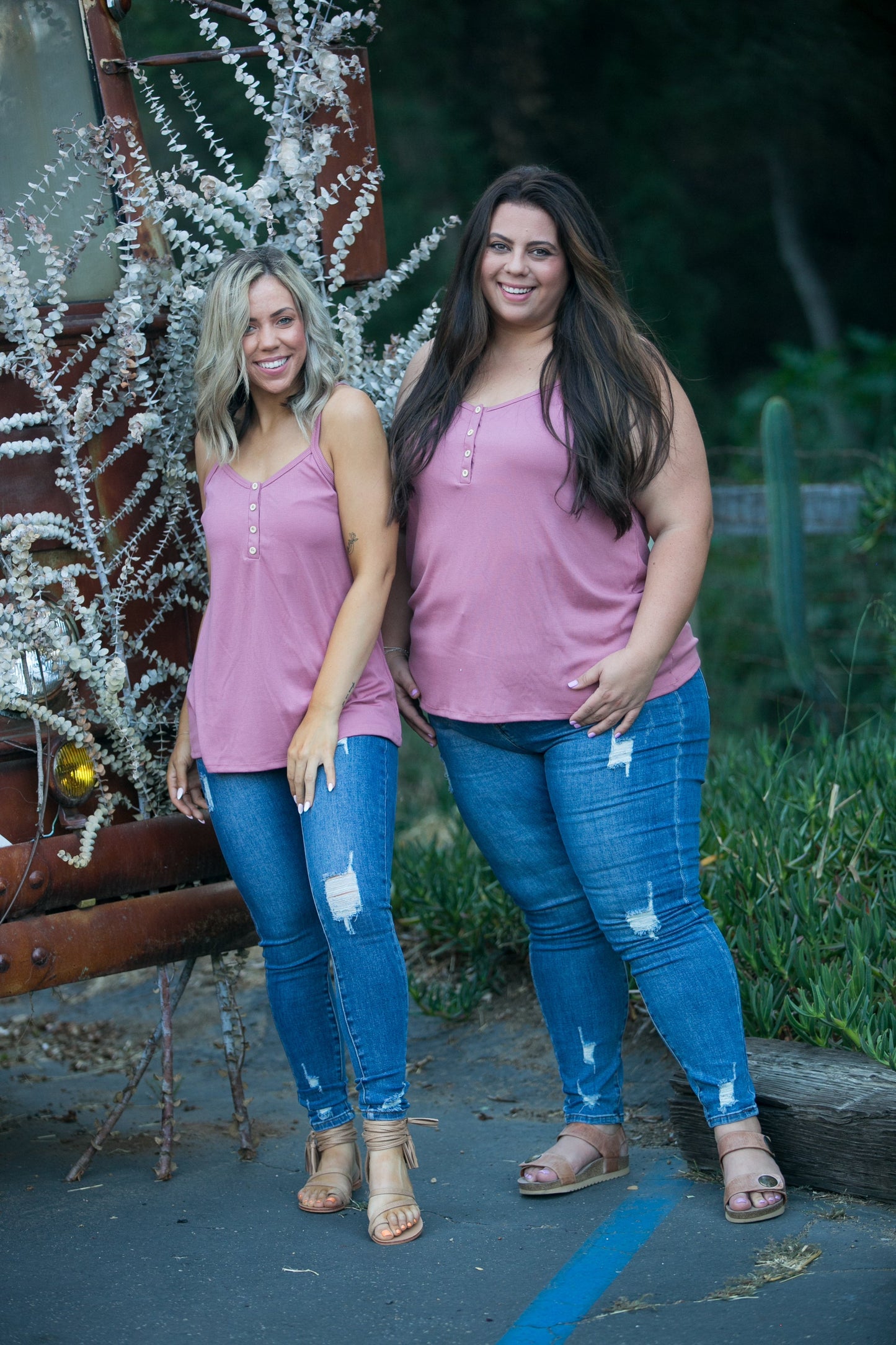 Heart & Soul Tank in Mauve