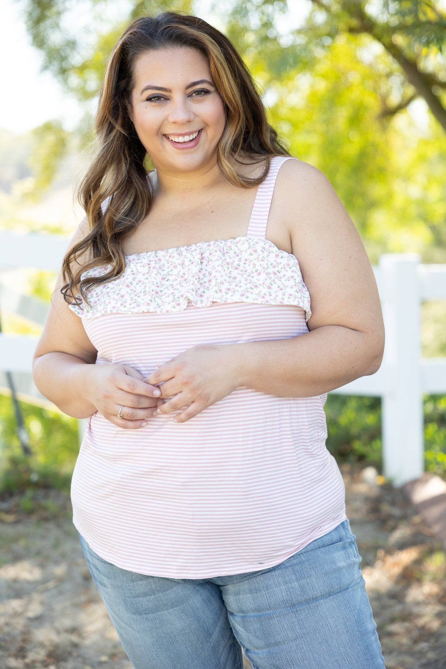 Alluring Ruffled Tank