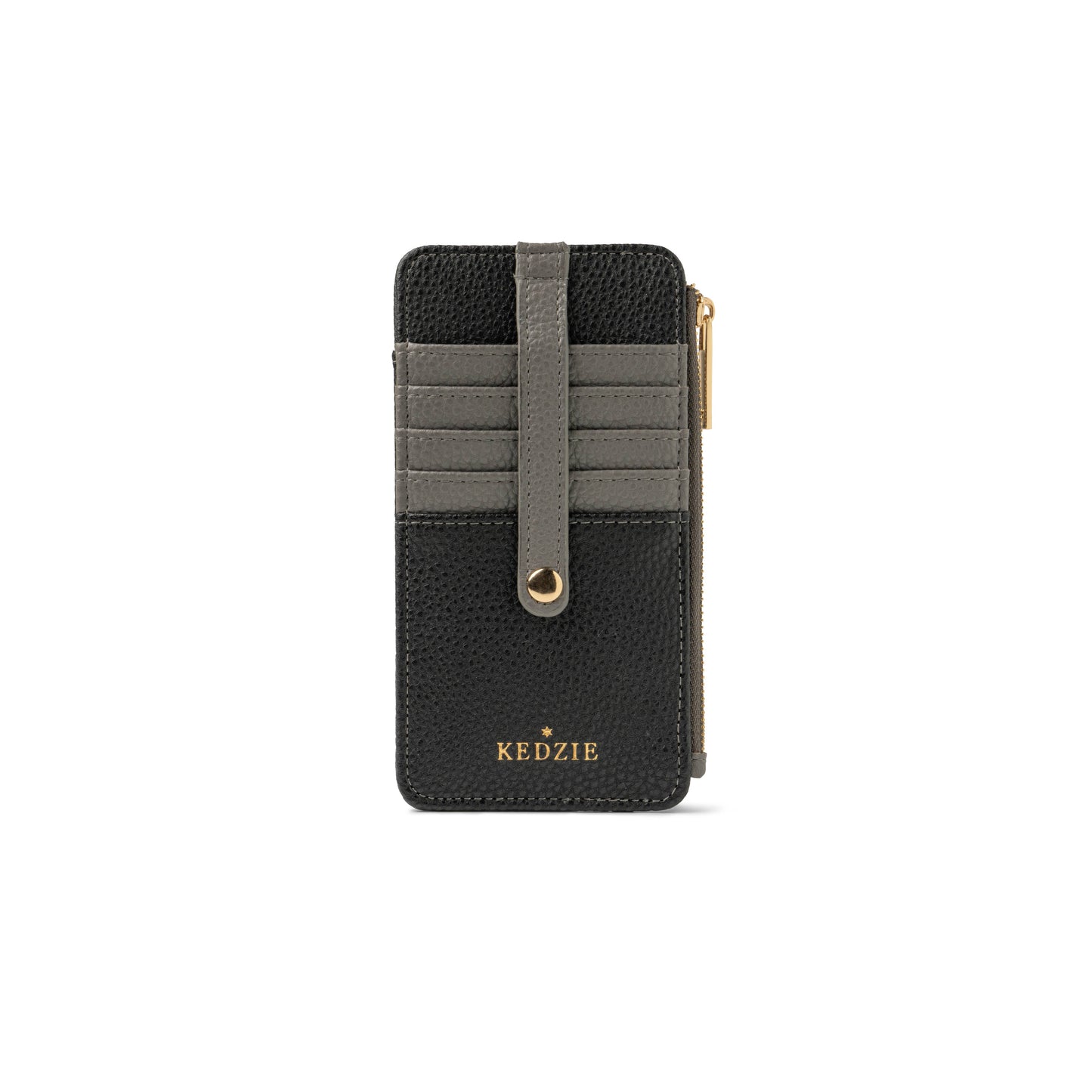 Kedzie Essentials Only Zippered Wallet Open Stock: Black