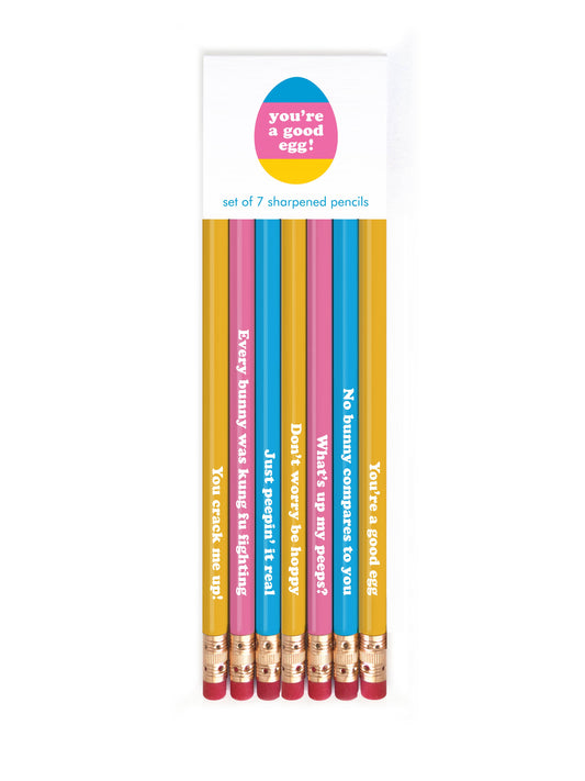 YOU'RE A GOOD EGG PENCIL SET