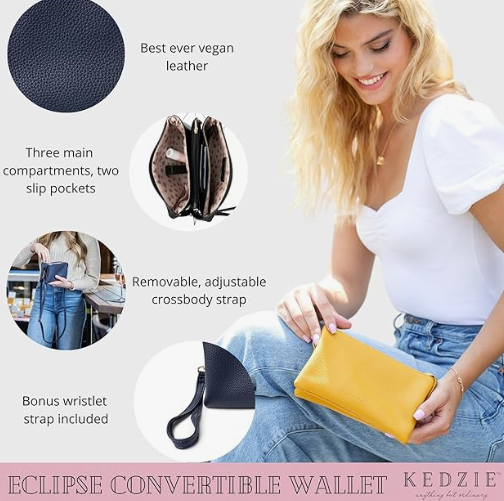 Kedzie Eclipse Convertible Wallet Crossbody