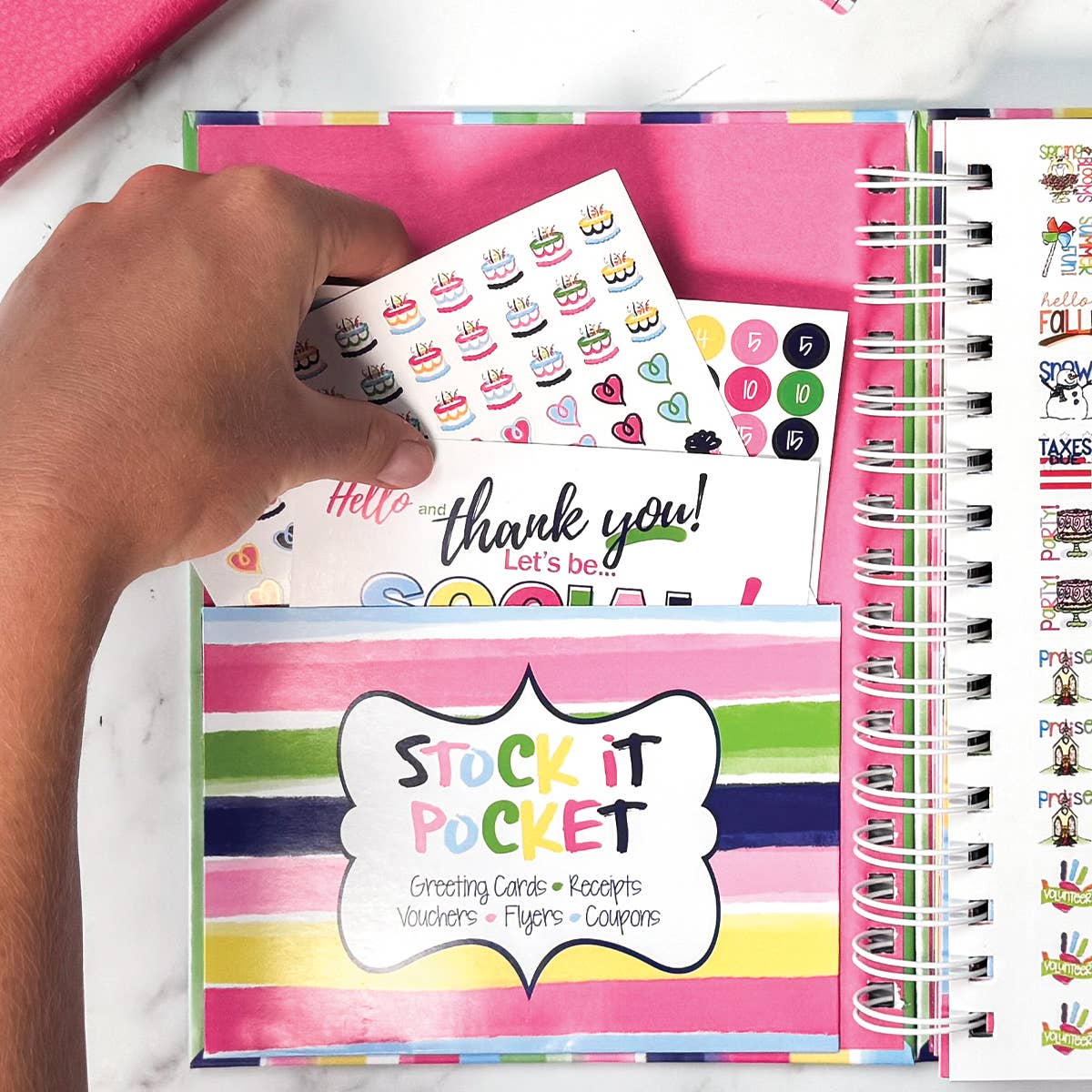 NEW! Reminder Binder® Planner [Jan 26-June 27] | Open Stock: Stylie Stripes
