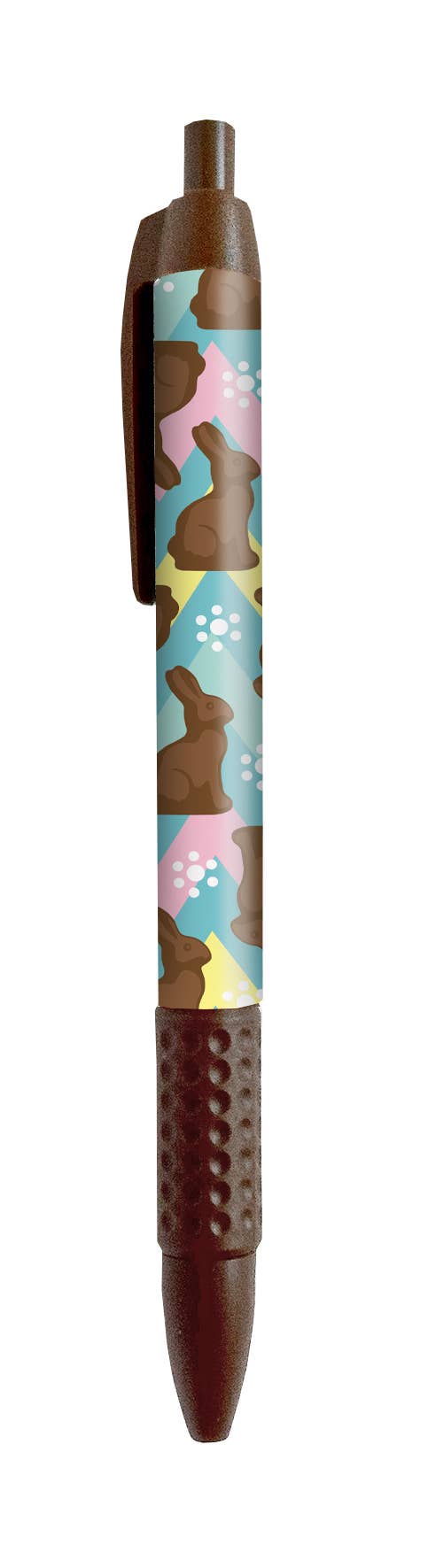 CHOCOLATE EASTER BUNNY SCENTED PEN CARDED - SET OF 12