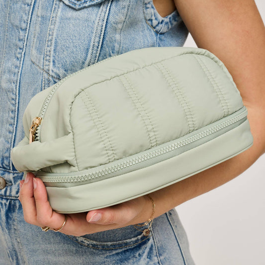 Jet Nylon Dopp Kit: Sage