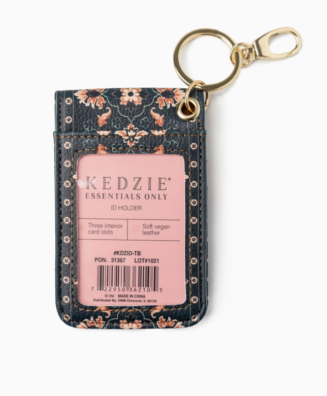 Kedzie Essentials Only ID Holder Keychain: Incognito